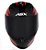 CAPACETE ASX CITY ARROW BRILHO PRETO/VERMELHO/BRANCO 62/XL - Imagem 2