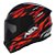 CAPACETE ASX CITY ARROW BRILHO PRETO/VERMELHO/BRANCO 62/XL - Imagem 3