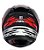 CAPACETE ASX CITY ARROW BRILHO PRETO/VERMELHO/BRANCO 62/XL - Imagem 4