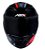 CAPACETE ASX CITY START BRILHO PRETO/VERMELHO/CINZA 58/M - Imagem 2