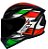 CAPACETE ASX CITY START BRILHO PRETO/VERMELHO/VERDE 60/L - Imagem 3
