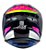 CAPACETE ASX DRAKEN STRIKER BRILHO PRETO/AMARELO/ROSA 56/S - Imagem 4