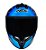 CAPACETE ASX DRAKEN STRIKER BRILHO PRETO/AZUL/VERMELHO 58/M - Imagem 2
