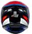 CAPACETE ASX DRAKEN STRIKER BRILHO PRETO/AZUL/VERMELHO 58/M - Imagem 4