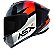 CAPACETE ASX DRAKEN STRIKER FOSCO PRETO/GRAFITE/VERMELHO 62/XL - Imagem 3