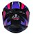 CAPACETE ASX DRAKEN VECTOR BRILHO PRETO/LILAS/ROSA 56/S - Imagem 4