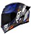 CAPACETE ASX EAGLE RACING DIAGON FOSCO AZUL/AZUL/BRANCO 58/M - Imagem 3