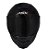 CAPACETE ASX EAGLE RACING SOLID BRILHO PRETO 56/S - Imagem 2