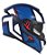 CAPACETE ASX EAGLE SV LINES FOSCO AZUL/BRANCO 60/L - Imagem 4