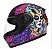 CAPACETE JOY23 STRIKE TATTOO PRETO FOSCO 56 - Imagem 1