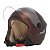 CAPACETE JOY23 BY TAURUS MARROM FOSCO 58 - Imagem 1
