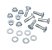 PARAFUSO COROA BROS 150/TORNADO/CRF 230 (KIT C/ 18 PCS) - Imagem 1