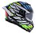 CAPACETE MT HELMETS THUNDER 4 DRAX B7 BLUE 60 - Imagem 3
