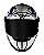 CAPACETE LS2 FF358 ALEX BARROS REPLICA SILVER 60/L - Imagem 2