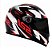 CAPACETE LS2 FF358 DRAZE BLK/WHT/RED 60/L - Imagem 2