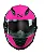 CAPACETE NORISK FF302 ADVANCE PINK 56/S - Imagem 2