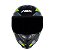 CAPACETE ASX EAGLE FAST FOSCO PRETO/AMARELO/CINZA 60/L - Imagem 2