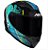 CAPACETE ASX CITY STORM BRILHO PRETO/TIFANNY/AMARELO 60/L - Imagem 4