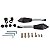 ESPELHO ESPORTIVO TWINS TRAPEZIO MINI SILVER - Imagem 2