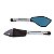 ESPELHO ESPORTIVO TWINS TRAPEZIO MINI SILVER - Imagem 1
