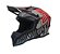 CAPACETE ASW FUSION 2.0 DASH PRETO VERMELHO AREIA 60  EAN  7908377162082 - Imagem 1