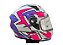 CAPACETE EBF X TROY FF 526 CRUSH 56/BCO/ROXO - Imagem 1