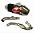 ESCAPAMENTO CRF 250F BELPARTS PRO SHORT CIE BLACK - Imagem 1