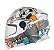 CAPACETE TORK LIBERTY FOUR KIDS PAINT BRANCO FOSCO 54 - Imagem 1