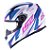 CAPACETE LS2 FF358 DRAZE WHT/BLU/PINK 58/M - Imagem 1