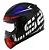 CAPACETE LS2 RAPID FF353 CROMO MATTE BLK/RED/BLUE 62/XL - Imagem 1