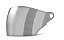 VISEIRA CAPACETE TORK NEW LIBERTY THREE/NEW ATOMIC/ZEUS CROMADA - Imagem 1