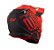 CAPACETE ASW FUSION SAWN VERMELHO PRETO 56  EAN  7908377150447 - Imagem 2