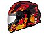 CAPACETE TORK LIBERTY FOUR KIDS COMBUSTION VERMELHO 54 - Imagem 1
