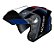 CAPACETE NORISK FORCE II KORE BLK/BLUE 58/M - Imagem 3