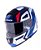 CAPACETE LS2 VECTOR EVO FF397 INTERCEPTOR BLU/RED 58/M - Imagem 2