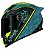 CAPACETE LS2 FF358S STRIKER BLUE/HV YELLOW 56/S - Imagem 1