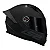 CAPACETE LS2 FF358S MONOCOLOR BLACK 60/L - Imagem 3