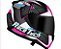 CAPACETE RACE TECH SECTOR VOLTKON WHT/PINK 58/M - Imagem 2