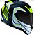 CAPACETE RACE TECH SECTOR EXILIO MATTE BLK/YELLOW 62/XL - Imagem 2