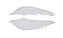 TAMPA LATERAL BIZ 125 16 BRANCO PEROLIZADO ANDES - Imagem 1