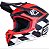 CAPACETE ASW R3 VICTORIOUS PRETO BRANCO VERMELHO 58  EAN  7908377166509 - Imagem 1