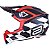 CAPACETE ASW R3 VICTORIOUS PRETO BRANCO VERMELHO 58  EAN  7908377166509 - Imagem 2
