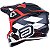 CAPACETE ASW R3 VICTORIOUS PRETO BRANCO VERMELHO 58  EAN  7908377166509 - Imagem 3