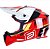 CAPACETE ASW R3 EVADE VERMELHO PRETO CINZA AMARELO 62  EAN  7908377166721 - Imagem 2