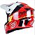 CAPACETE ASW R3 EVADE VERMELHO PRETO CINZA AMARELO 60  EAN  7908377166714 - Imagem 3