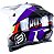 CAPACETE ASW R3 EVADE PRETO ROXO BRANCO 58  EAN  7908377166660 - Imagem 3
