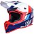 CAPACETE ASW R3 EVADE AZUL VERMELHO BRANCO 56  EAN  7908377166615 - Imagem 1