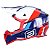 CAPACETE ASW R3 EVADE AZUL VERMELHO BRANCO 56  EAN  7908377166615 - Imagem 2