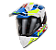 CAPACETE HELT CROSS VISION GLASS TOWN 62 - Imagem 2