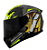 CAPACETE AXXIS SEGMENT COSA NOSTRA B13 AMARELO FLUOR - GLOSS 58 - Imagem 1